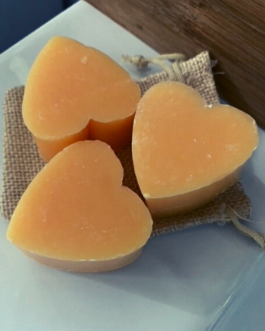 Savonnette Marseillaise Coeur - Pamplemousse - Beurre de karité BIO - 3