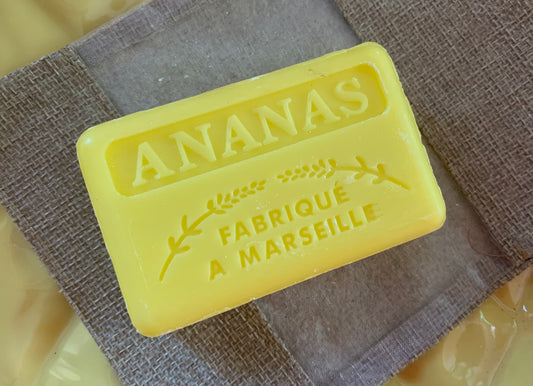 Savonnette Marseillaise au Beurre de Karité Bio - 125g - Ananas