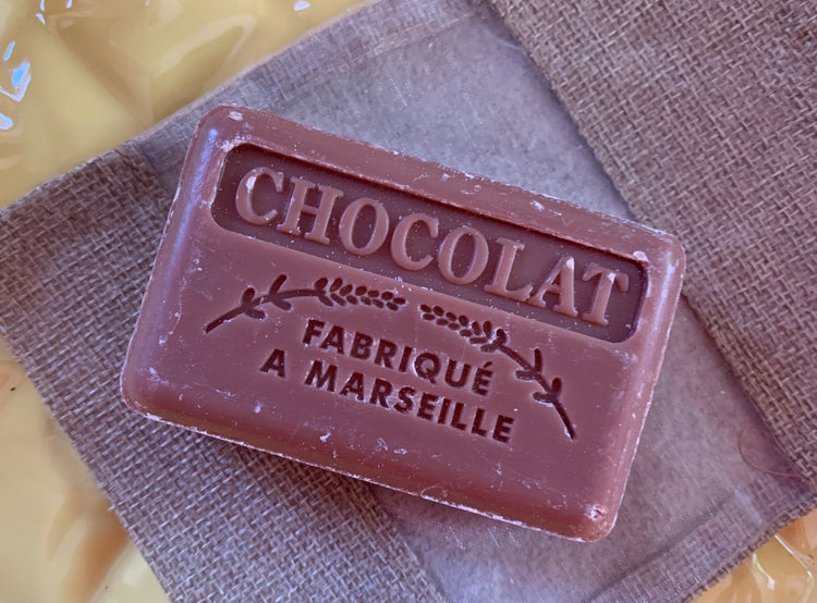 Savonnette Marseillaise au Beurre de Karité Bio - 125g - Chocolat